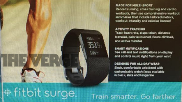 Fitbit Surge superwatch official details hit the web