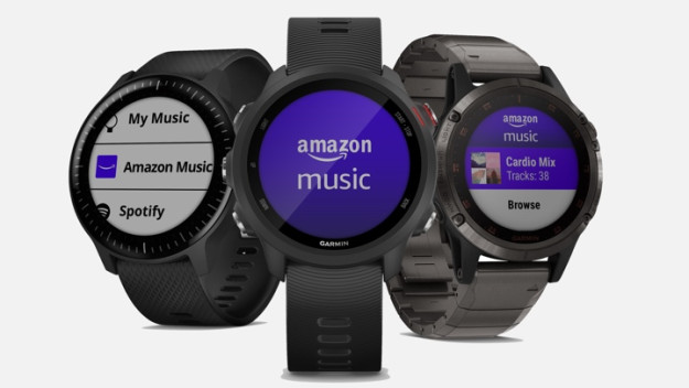 Garmin watches will now play nice with Amazon Music