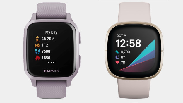 Garmin Venu Sq v Fitbit Sense: stress sensing sports watches compared