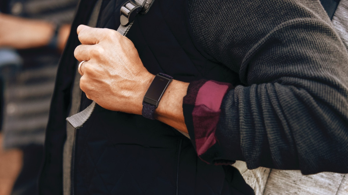 Lifestyle photo of Fitbit Charge 4.