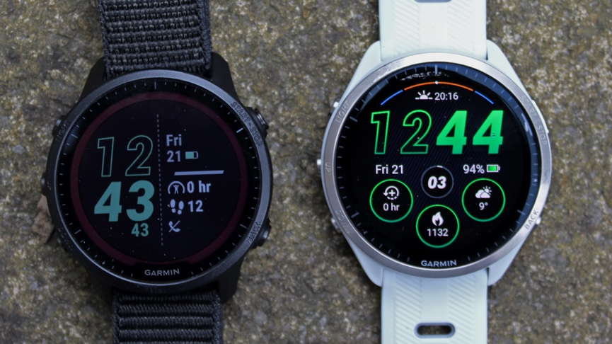 Garmin Forerunner 955 v 965 display