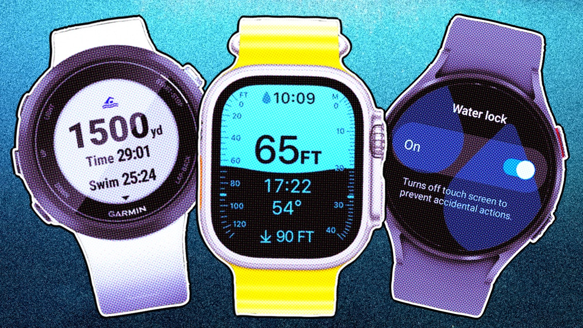 Waterproof smartwatches for swimming